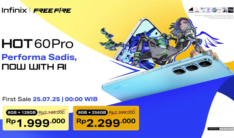 Infinix Hot 60 Pro Resmi Rilis di Indonesia