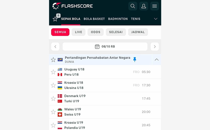 Flashscore: Cara Mudah Cek Skor Bola Langsung di HP Kamu