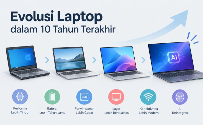 Evolusi Laptop dalam 10 Tahun Terakhir